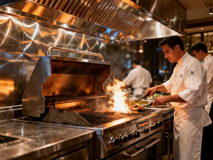 Napoleon Commercial Grills in Restaurant Kitchen